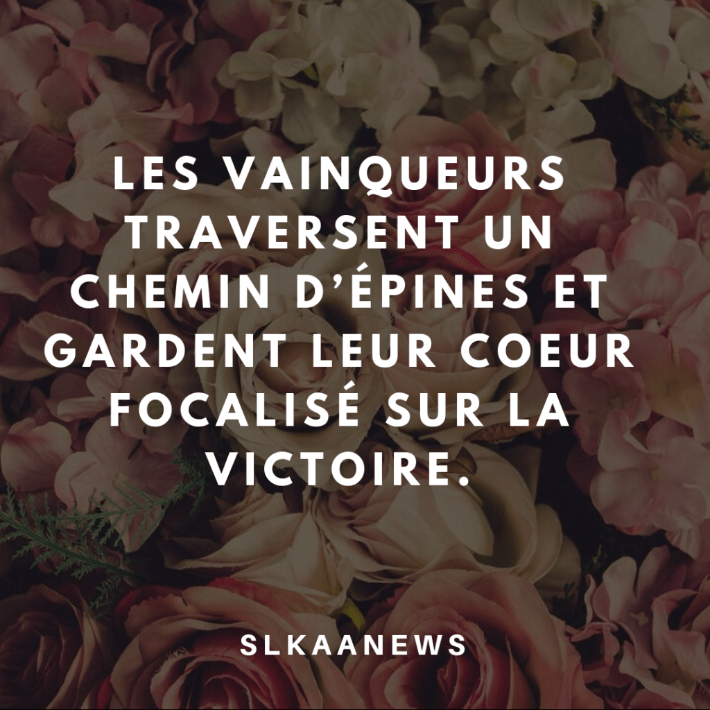 Ces épines, elle ne les voit plus