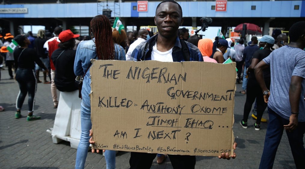 #EndSARS : le cri de colère de la jeunesse&nbsp;nigériane